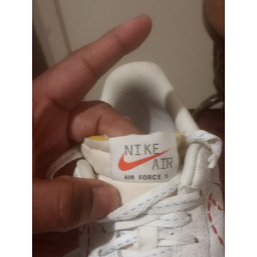 Nike Air Force 1 '07 SE 101 Sneaker Women Size 9.5 White Multi Shoes DX2348-100 - Picture 7 of 13